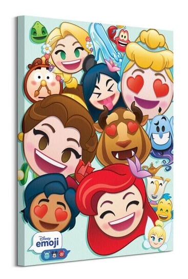 Disney Emoji Princess - obraz na płótnie Disney
