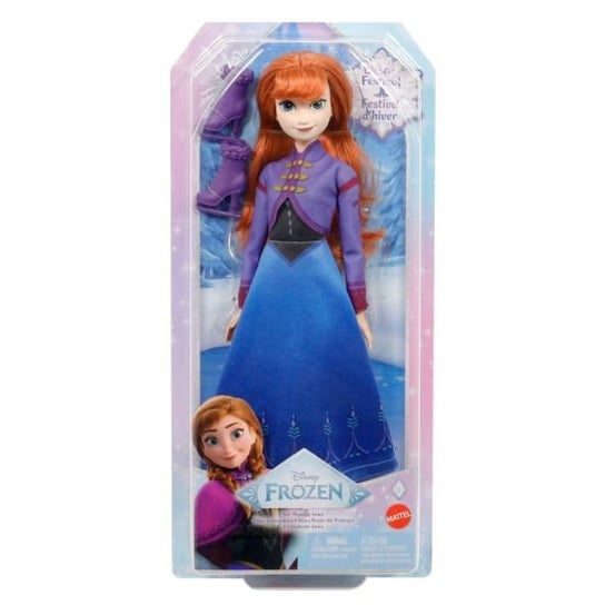 Disney Frozen Kraina Lodu Anna Lalka Łyżwiarka Mattel