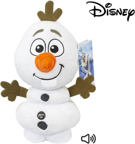 Disney Frozen Pluszak maskotka Olaf dźwięk 29cm Disney