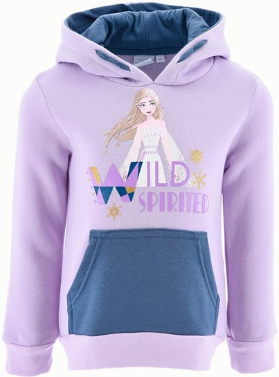 Disney Kraina Lodu - ciepła bluza z kapturem - markowe ubranka dla dziewczynki Disney