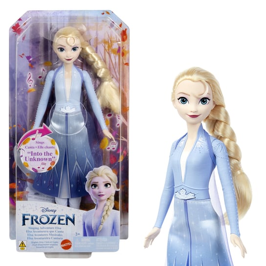 Disney Księżniczka Śpiewająca, Elsa Kraina Lodu 2 Lalka, Polska Wersja Mattel