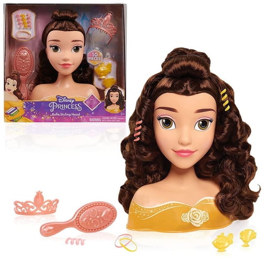 Disney Księżniczki, Głowa do stylizacji włosów Bella Just Play