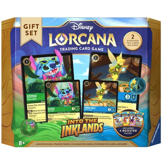 Disney Lorcana: Into The Inklands Gift Set, Gra Karciana, Ravensburger ...