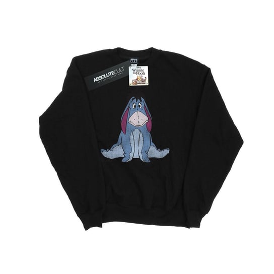 Disney Męska Bluza Kubuś Puchatek Classic Eeyore (XXL (193cm) / Czarny) Disney