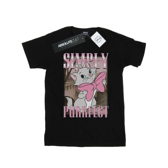 Disney Męska Koszulka Aristocats Marie Simply Purrfect Homage T-Shirt (XXXXS / Czarny) Disney