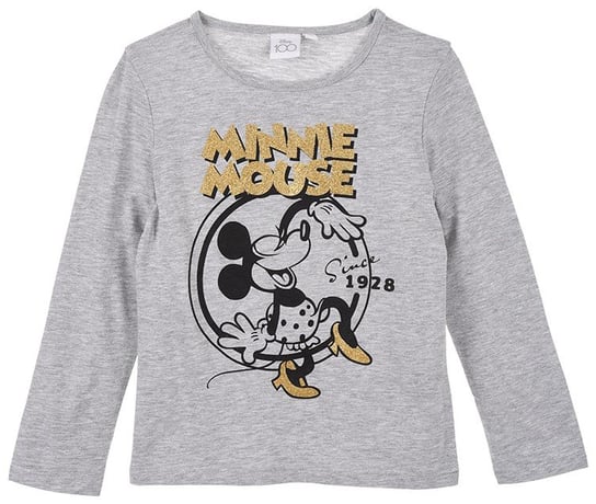Disney Minnie Mouse bluzka z długim rękawem z bawełny dla dziewczynek Disney