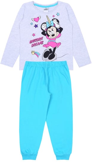 DISNEY Myszka Minnie Szaro-turkusowa piżama dziewczęca Disney