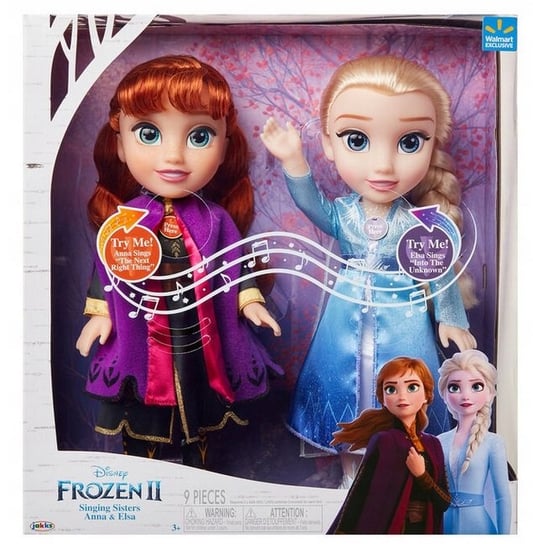 Disney Princess ANNA i ELSA 35cm Śpiewające 2szt JĘZYK ANGIELSKI FROZEN Frozen - Kraina Lodu