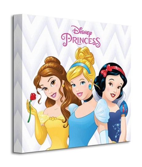 Disney Princess Belle, Cinderella and Snow White - obraz na płótnie Disney