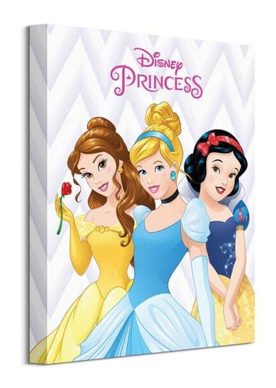 Disney Princess Belle, Cinderella And Snow White - obraz na płótnie Disney