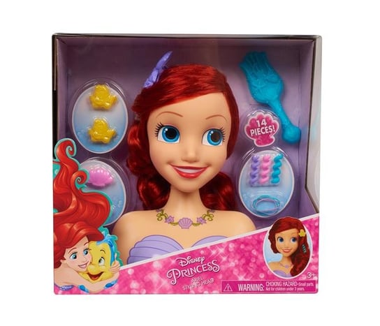 Disney Princess, głowa do stylizacji Ariel Just Play