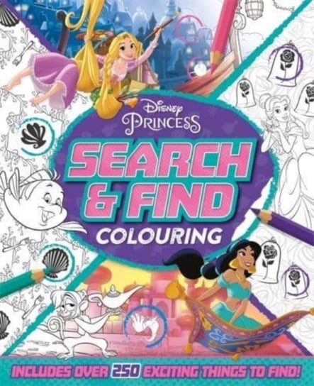 Disney Princess: Search & Find Colouring Opracowanie zbiorowe