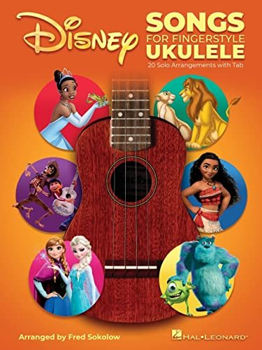 Disney Songs for Fingerstyle Ukulele. 20 Solo Arrangements with Tab Opracowanie zbiorowe