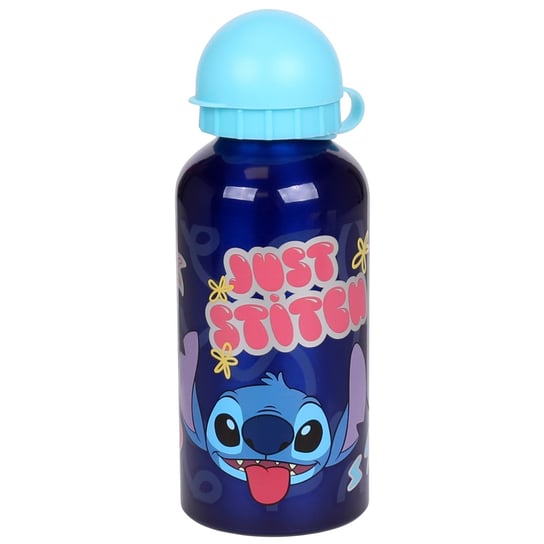 Disney Stitch Aluminiowa Butelka/Bidon, Niebieska 400Ml Disney