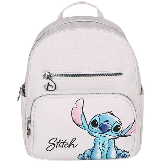 DISNEY Stitch Ecru, mały plecak skórzany 28x23x10 cm Disney