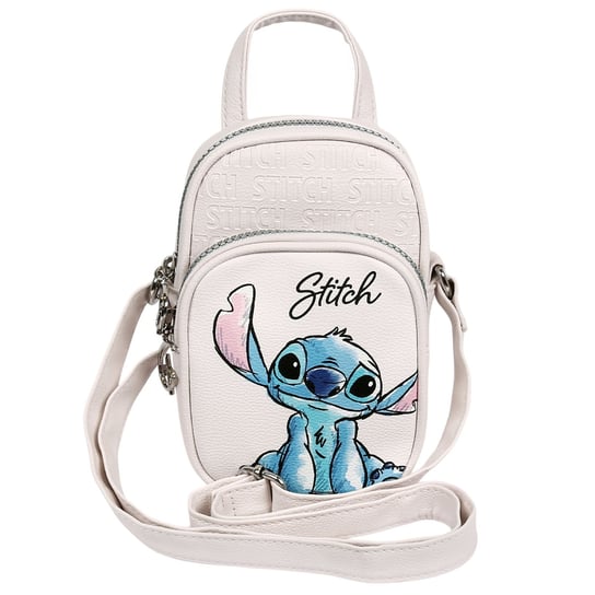 DISNEY Stitch Ecru mini torebka, saszetka na pasku 17x11x5 cm Disney