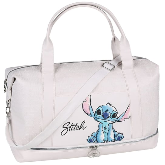DISNEY Stitch Ecru torba podróżna, torba turystyczna 45x28x19cm Disney