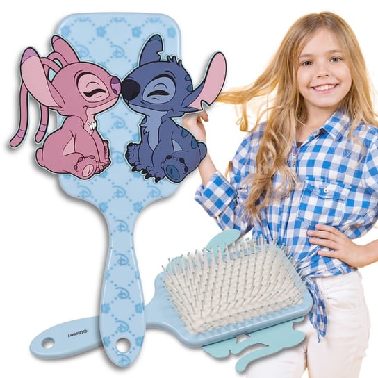 Disney Stitch I Andzia Niebieska Szczotka Do Włosów, Szczotka Do Rozczesywania Disney