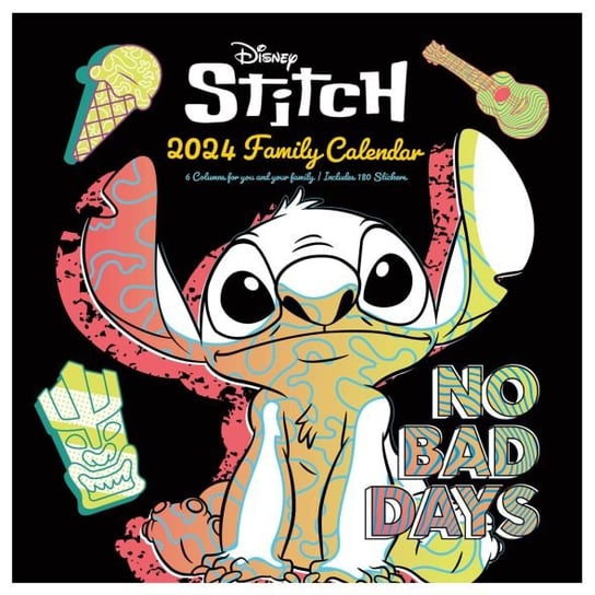 Disney Stitch No Bad Days - Kalendarz Planer 2024 Pyramid International
