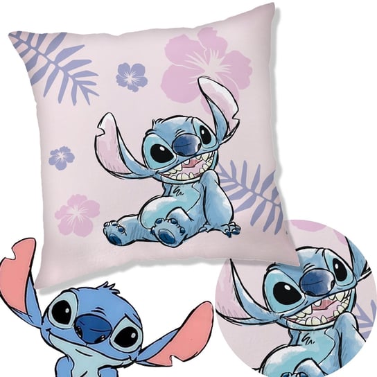 DISNEY Stitch Poduszka kwadratowa, poduszka ozdobna 35x35cm Disney