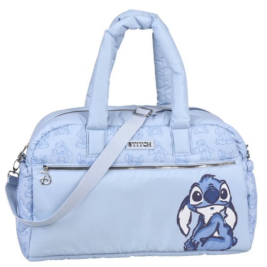 DISNEY Stitch Pojemna torba podróżna, niebieska torba 51x16x31 cm Uniwersalny Disney