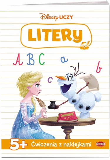Disney Uczy. Litery. Ćwiczenia z naklejkami Opracowanie zbiorowe