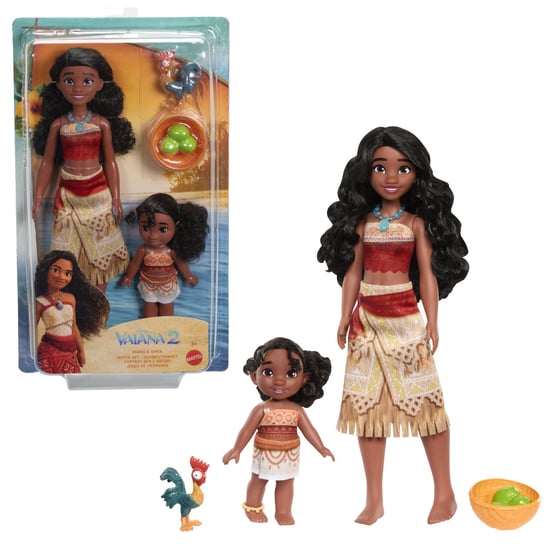 Disney Vaiana 2 Vaiana i Simea Siostry 2-pak lalek Mattel