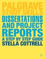 Dissertations and Project Reports Cottrell Stella