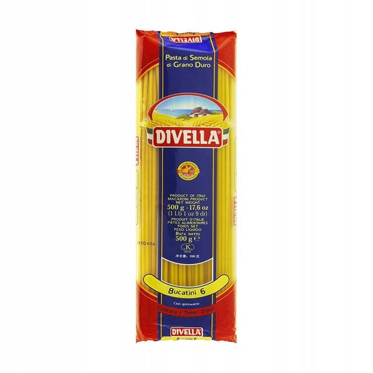 Divella Bucatini 6 Włoski Makaron 500 G Divella