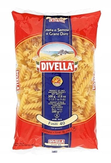 Divella Fusilli 40 włoski makaron świderki 500 g Divella