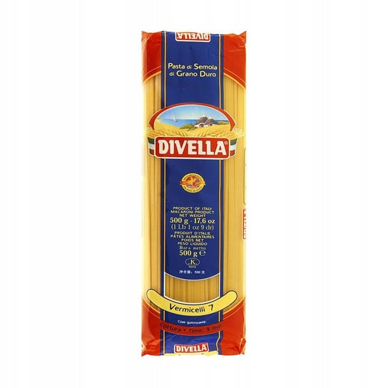 Divella Vermicelli 7 włoski makaron spaghetti 500 g Inna marka