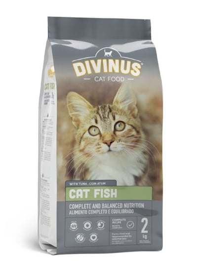 Divinus Cat Fish 2Kg Sucha Karma Dla Kotów Dorosłych Alpha spirit, Divinus