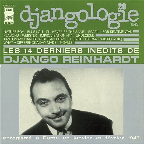 Djangologie Vol 20 / 1949 Derniers Inédits Django Reinhardt