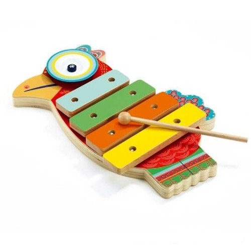 Djeco, instrument muzyczny Cymbałki Papuga Djeco