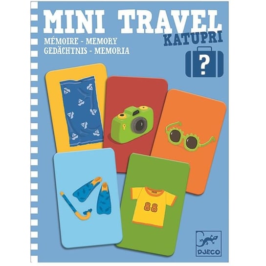 Djeco Mini gra podróżna pamięciowa Katupri 4l+ 2-4 graczy Djeco
