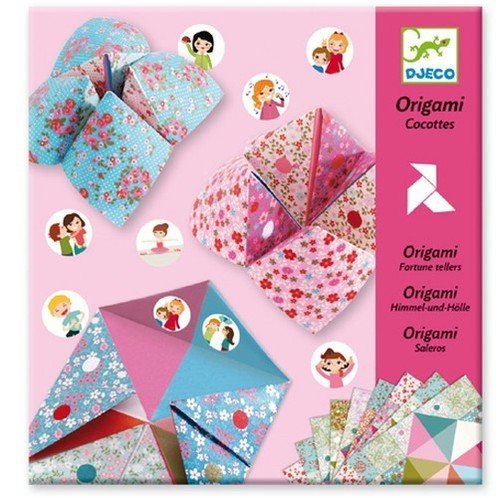Djeco, Origami Piekło-niebo, zestaw kreatywny Djeco