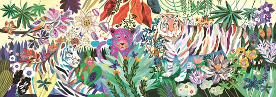 Djeco, puzzle, Rainbow Tigers - Puzzle Artystyczne, 1000 el. Djeco