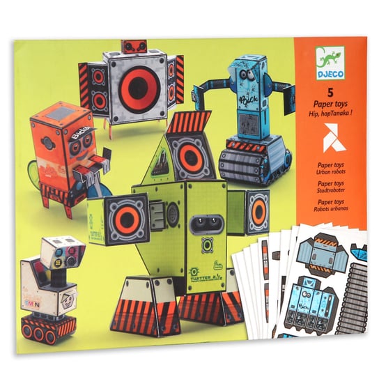 Djeco, składanki papierowe, Roboty Djeco