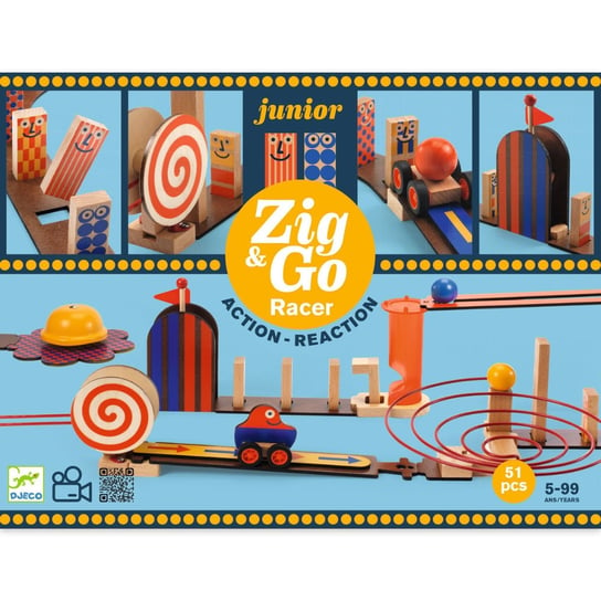 Djeco Tor Zig&Go Junior Wyścig 51 elementów Djeco
