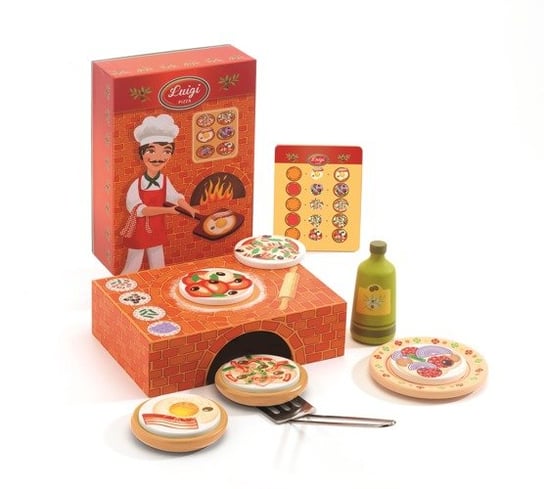 Djeco, zabawka edukacyjna Pizzeria, zestaw Djeco