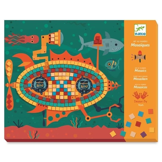 Djeco, zestaw kreatywny Mozaika za Kierownicą Djeco