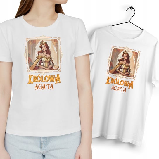 Dla Agaty T-Shirt Koszulka biała Na Prezent z Dowolnym Nadrukiem Zdjęciem Inna marka