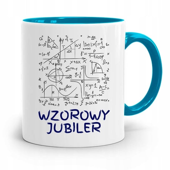 DLA JUBILERA KUBEK BŁĘKITNY WZOROWY JUBILER Z Nadrukiem Ze Zdjęciem ...