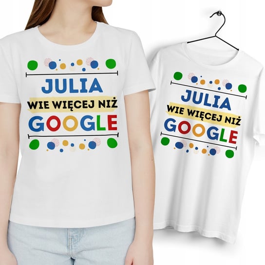 Dla Julii T-Shirt koszulka biała Na Prezent z Dowolnym Nadrukiem Zdjęciem Inna marka