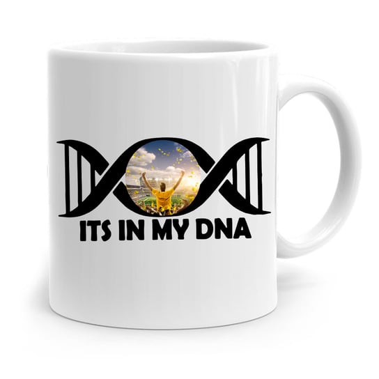 DLA KIBCIA KIBOLA FANA KUBEK ITS IN MY DNA PREZENT z Nadrukiem ze Zdjęciem PoliDraw