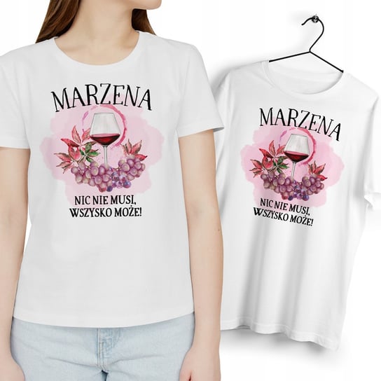 Dla Marzeny T-Shirt Koszulka biała Na Prezent z Dowolnym Nadrukiem Zdjęcie Inna marka