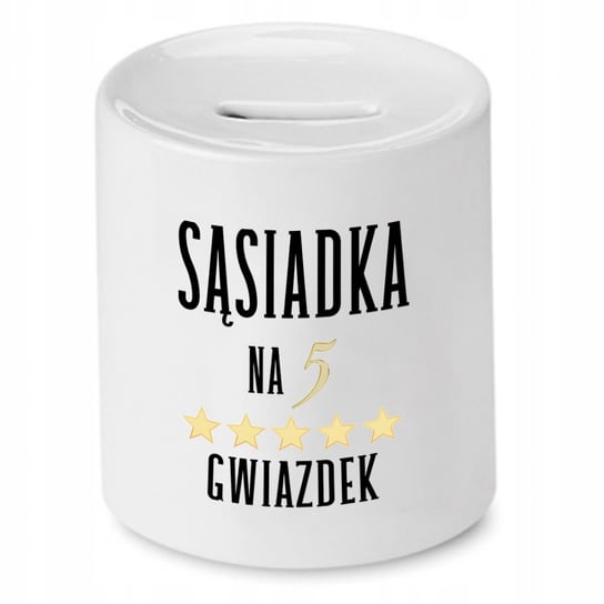 DLA SĄSIADA SKARBONKA MARKETING PREZENT z Nadrukiem ze Zdjęciem PoliDraw