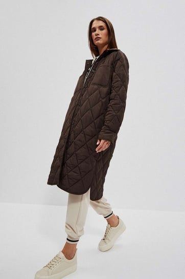 Długa pikowana kurtka -XL Moodo