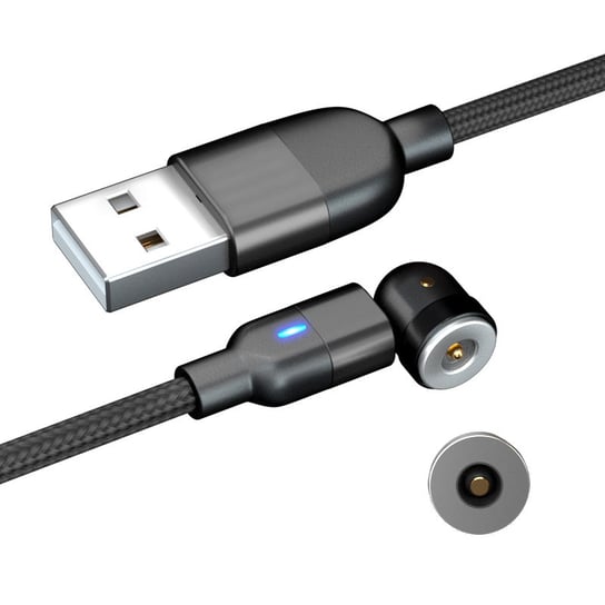 DŁUGI 2M KABEL MAGNETYCZNY OBROTOWY 540 1 ADAPTER DSJ