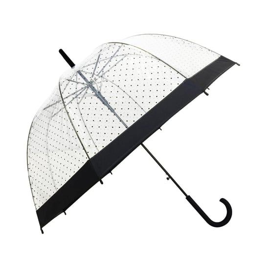 Długi parasol przezroczysty w kropki, Lady, UBUL1222 Smati